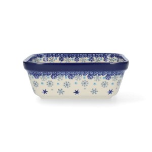 Oven Dish Square 1550ml - Ice Stars