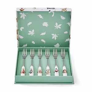 Pastry Forks Country Animal set 6