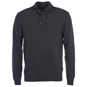 Herentrui Patch Half Zip charcoal