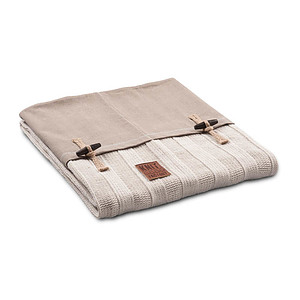 Rib plaid beige