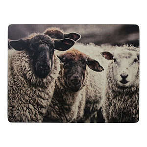 Placemat nieuwsgierige schapen