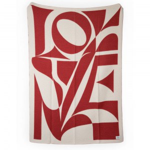 Plaid Love Cherry/White 130x180 cm