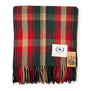 Plaid wol Dark Maple