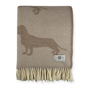 Plaid wol Teckel Sand/ coffee