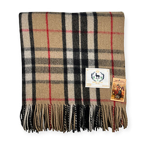 Plaid wol Thomson Camel