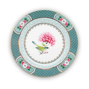 Plate Blushing Birds Blue 17cm