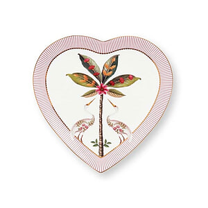 Plate heart La Majorelle Pink 21.5 cm