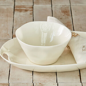 Portofino Bowl White L 