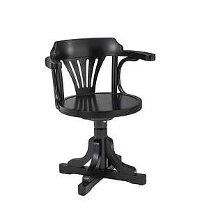 Pursers Chair Black