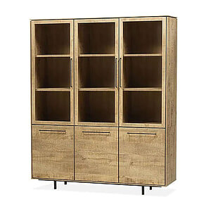 Rancho vitrinekast breed