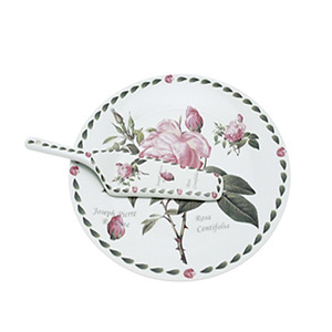 Redoute Rose Cake Plate en Server