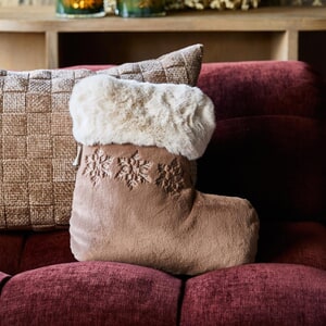 Riviera Maison Kussen Christmas Stocking Faux Fur