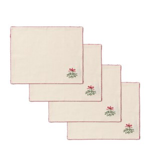 Riviera Maison Mistletoe Charm Placemats set van 4