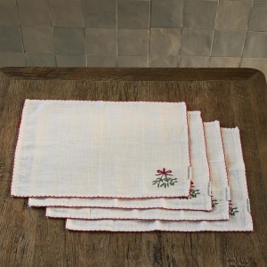Riviera Maison Mistletoe Charm Placemats set van 4