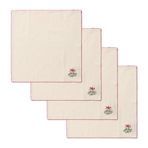 Riviera Maison Mistletoe Charm Servetten set van 4