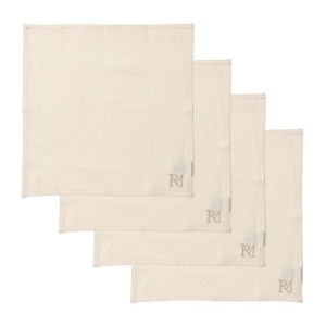 Riviera Maison Monogram Servetten set van 4