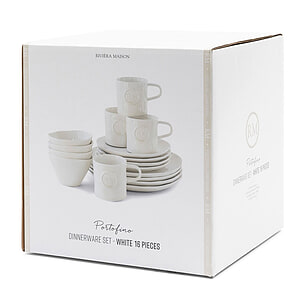 Riviera Maison Portofino Dinnerware set 16  white