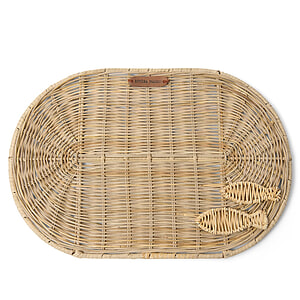 Riviera Maison Rattan Placemat Fish