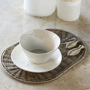Riviera Maison Rattan Placemat Fish