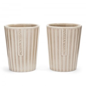 Riviera Maison Ribbed Koffiemok set 2 