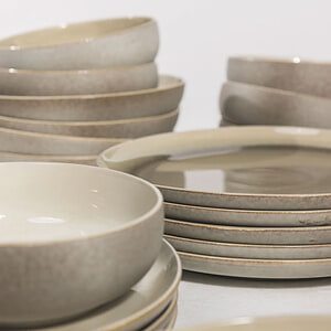 Riviera Maison Sevran Ontbijtbord flax