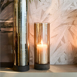 Riviera Maison Windlicht Selaire Hurricane Wood S