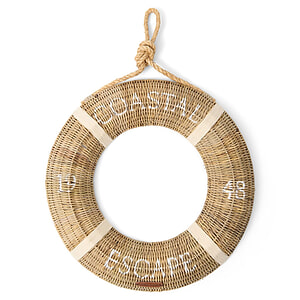 Rustic Rattan Lifebuoy 