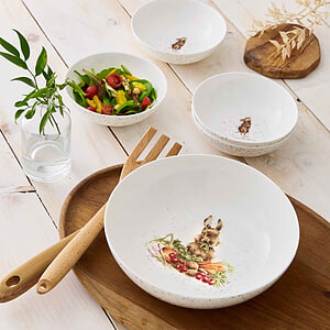 Salad Bowl 25.5cm Grow Your Own Rabbit 