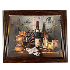 Schilderij met Lijst Stilleven Fruit