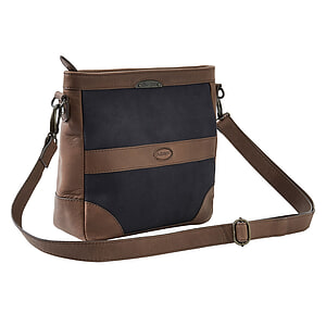 Schoudertas Ardmore Navy/brown
