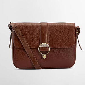 Schoudertas Rosa Leather Brown