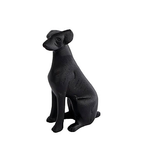 Sculptuur dog zwart 