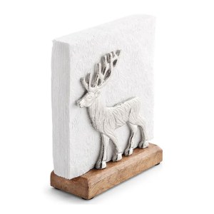 Servettenhouder Ambiente Rendier zilver