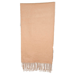 Sjaal Cashmere camel effen 