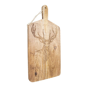 Snijplank hout hert 