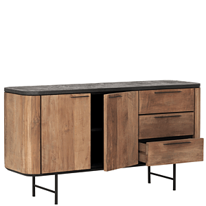 Solo dressoir 2 deurs 3 laden