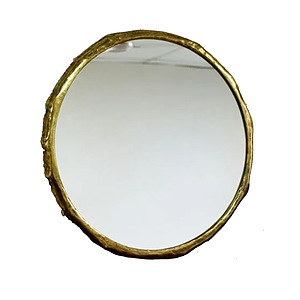 Spiegel rond antiek M  