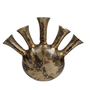 Spout Vase Round Gold antique M