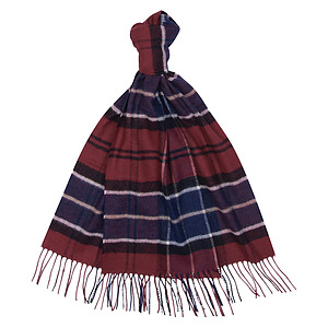 Tartan scarf Yaxley Cordovan 