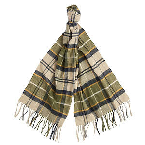 Tartan scarf Yaxley Forest Mist