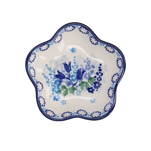 Teabag Dish Flower - Blue Garden