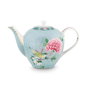 Teapot L Blushing Birds Blue 1.6 ltr