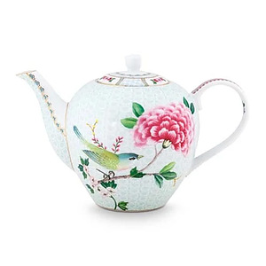 Teapot L Blushing Birds White 1.6 ltr