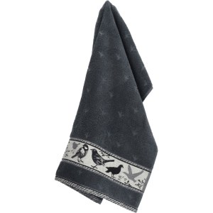 Thee- en keukendoek Birds Anthracite
