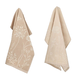 Thee- en keukendoek Wild Flowers Sand