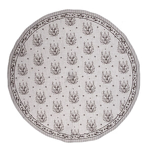 Theedoek Beige Bruin Hert