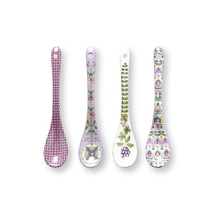 Theelepels set 4 Lily & Lotus Lila 13cm