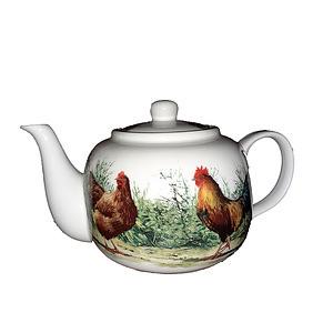 Theepot kip/haan