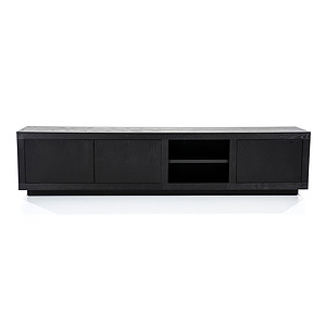 TV meubel Helsinki 2-drs 200cm 1 lade zwart