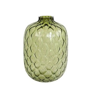 Vaas Carino glas olijf groen L